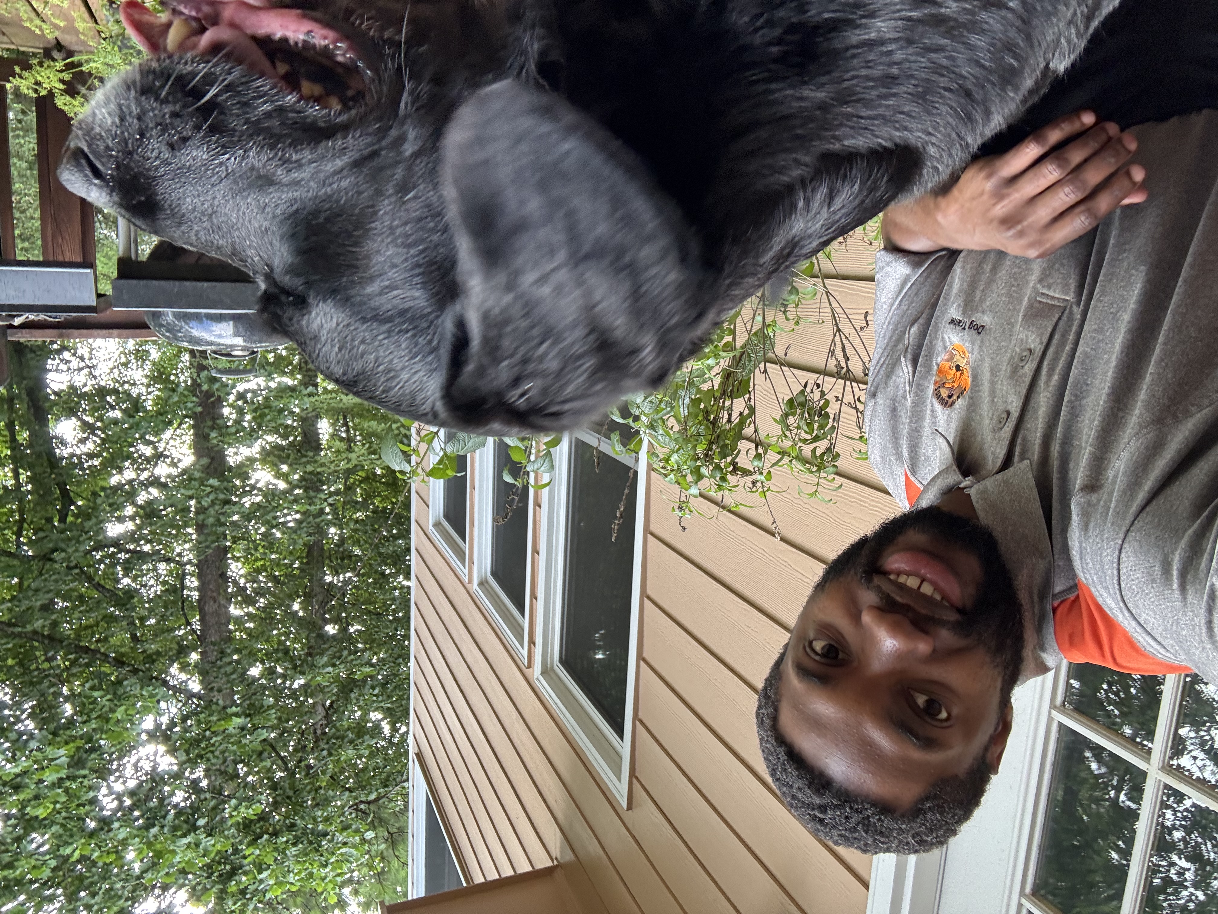 Jared Pryor, pet parent and professional dog trainer at Jumpin' Hounds in Powder Springs, Georgia